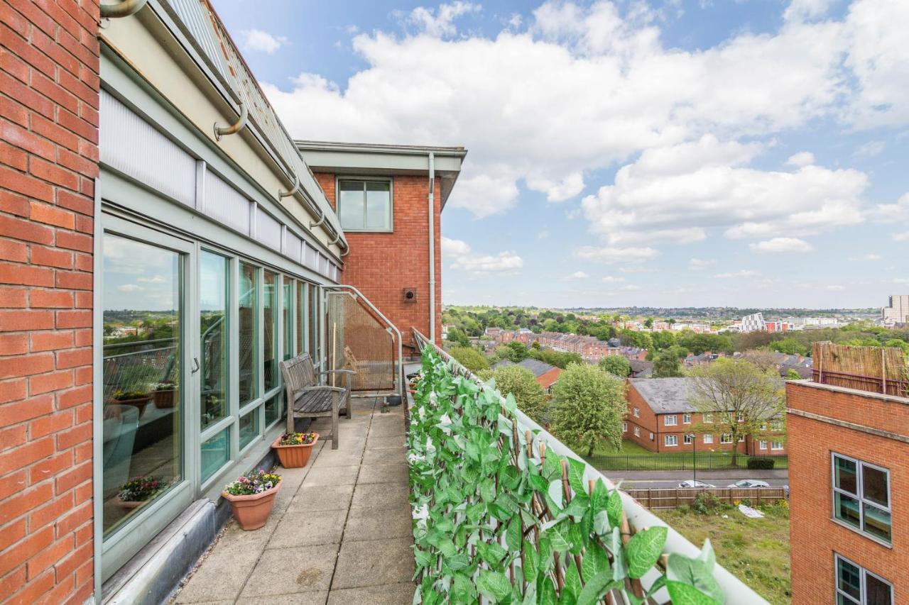 Raleigh Penthouse, Luxury Apartment With Balcony And Parking Nottingham Bagian luar foto