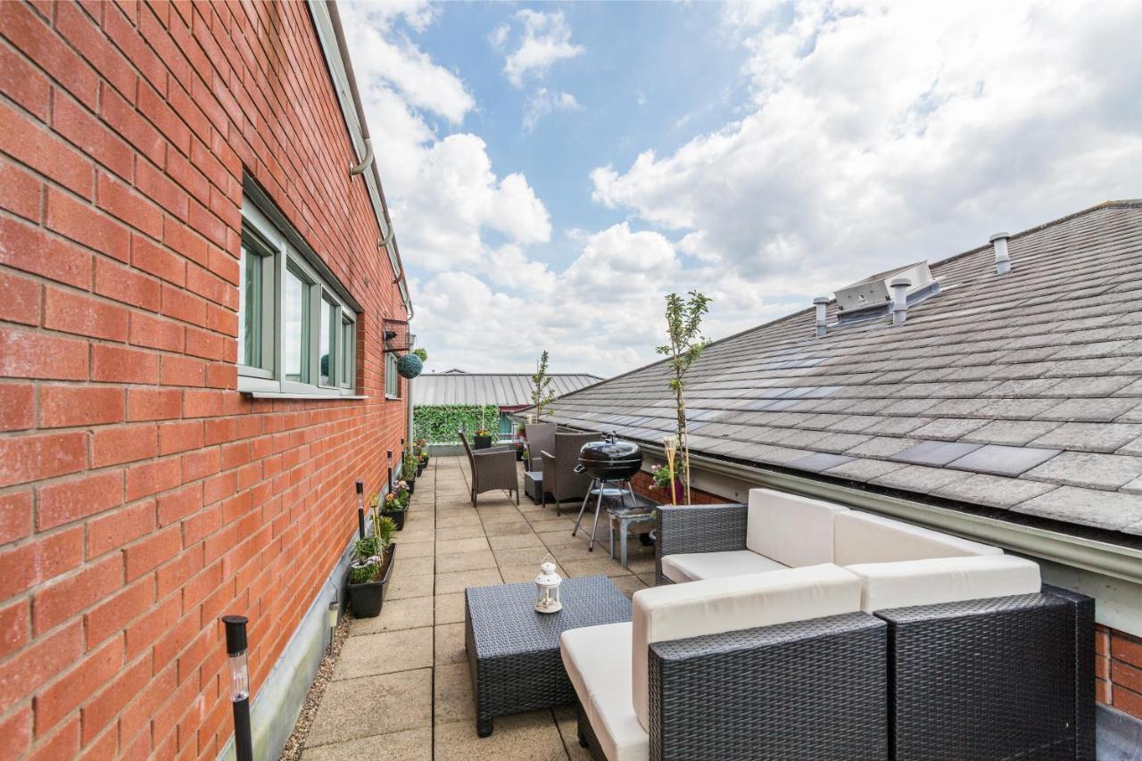 Raleigh Penthouse, Luxury Apartment With Balcony And Parking Nottingham Bagian luar foto